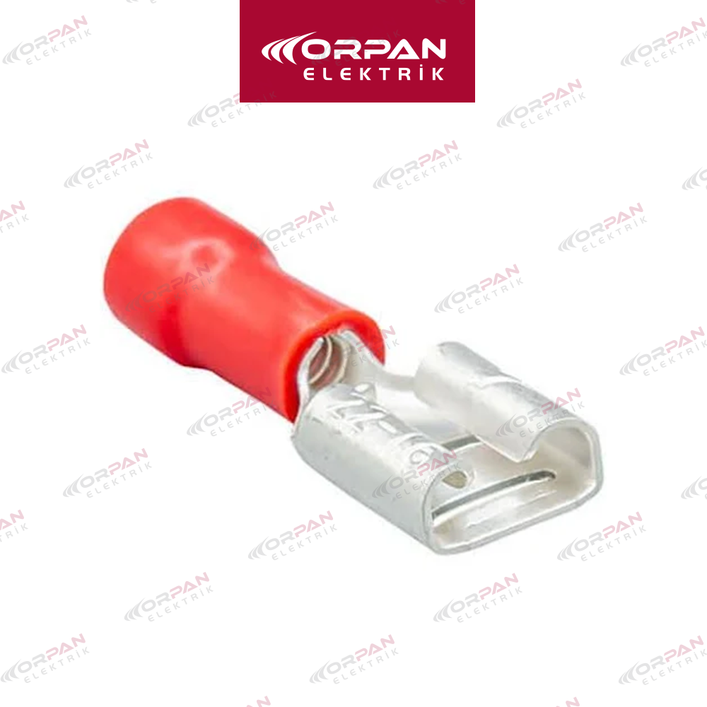 DİŞİ FASTON TİP İZOLELİ KABLO UCU (GFD - 1288)