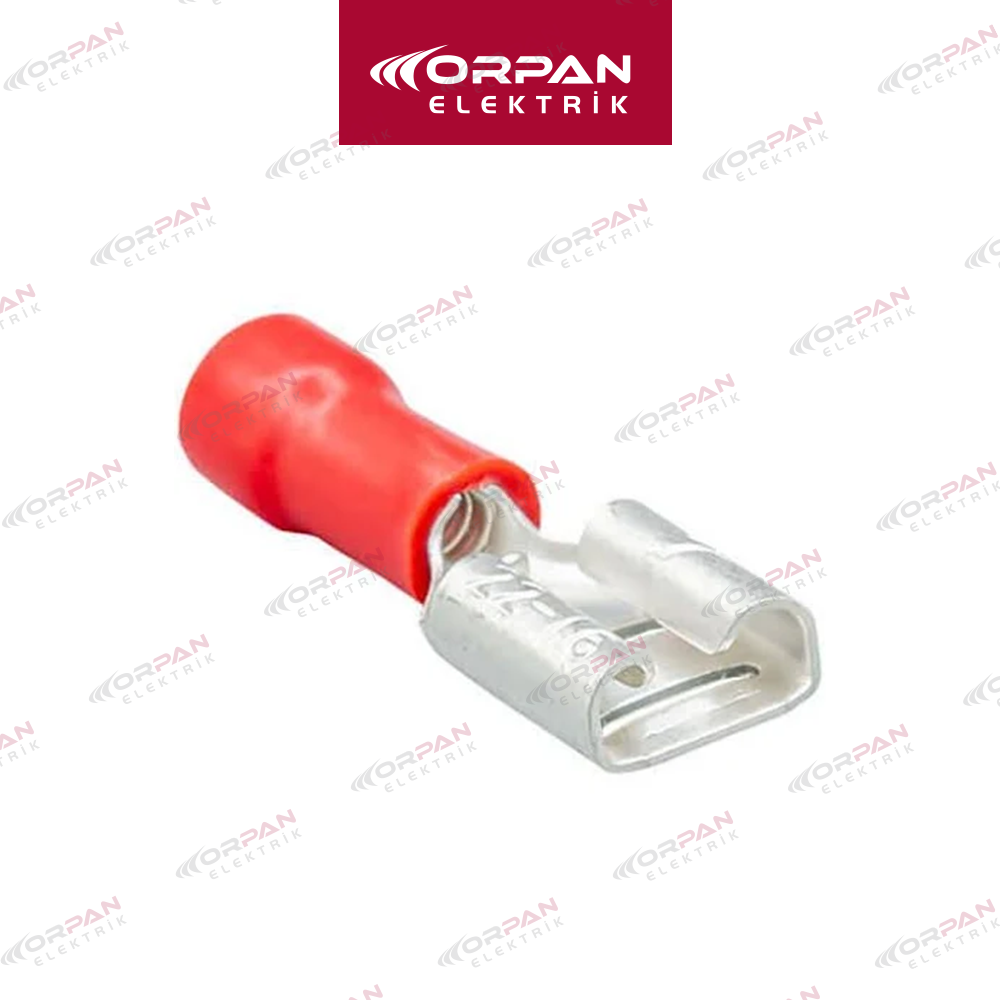 DİŞİ FASTON TİP İZOLELİ KABLO UCU (GFD - 1488)