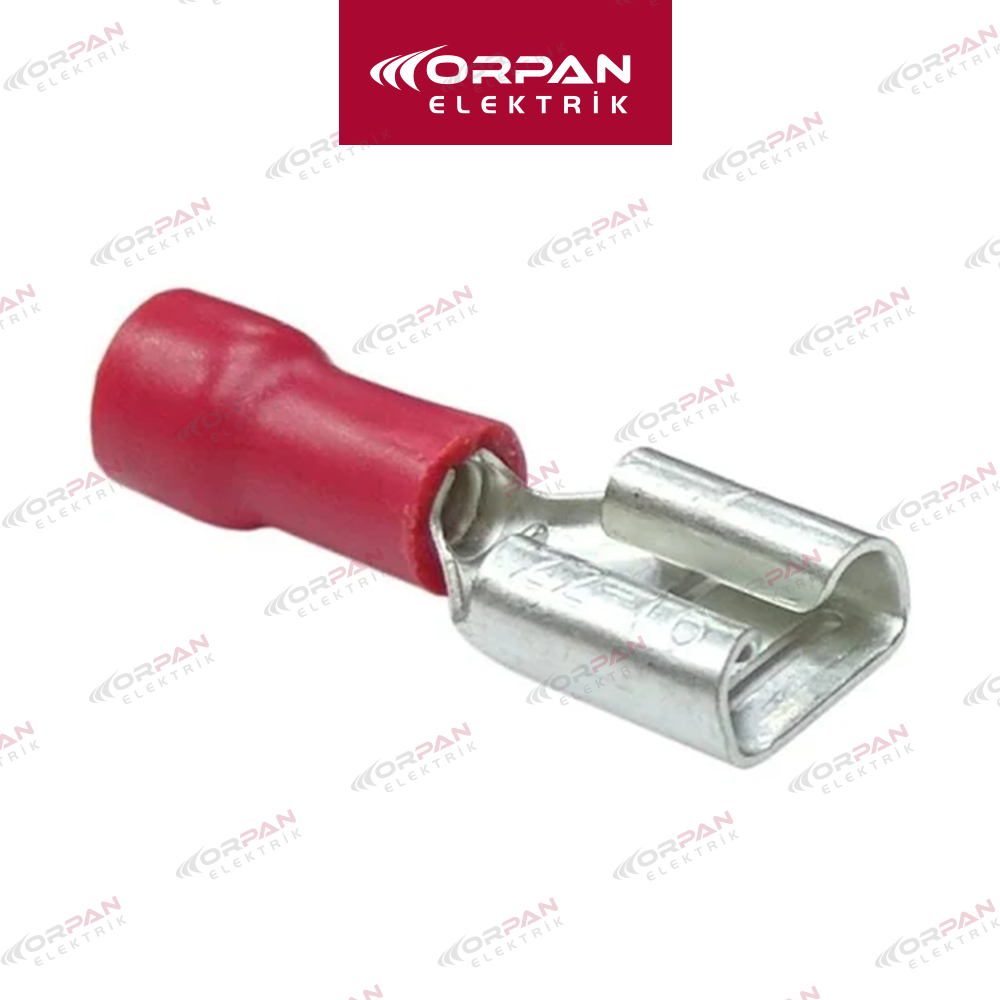 DİŞİ FASTON TİP İZOLELİ KABLO UCU (GFD - 1638)