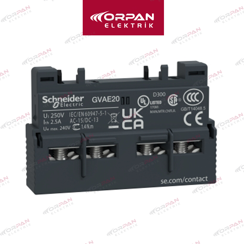 TeSys GV Serisi Motor Koruma Şalterleri Aksesuarı (GV-AE20)