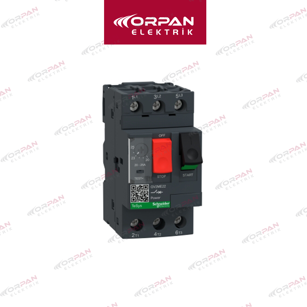 TeSys GV Serisi Motor Koruma Şalteri (GV2-ME22)