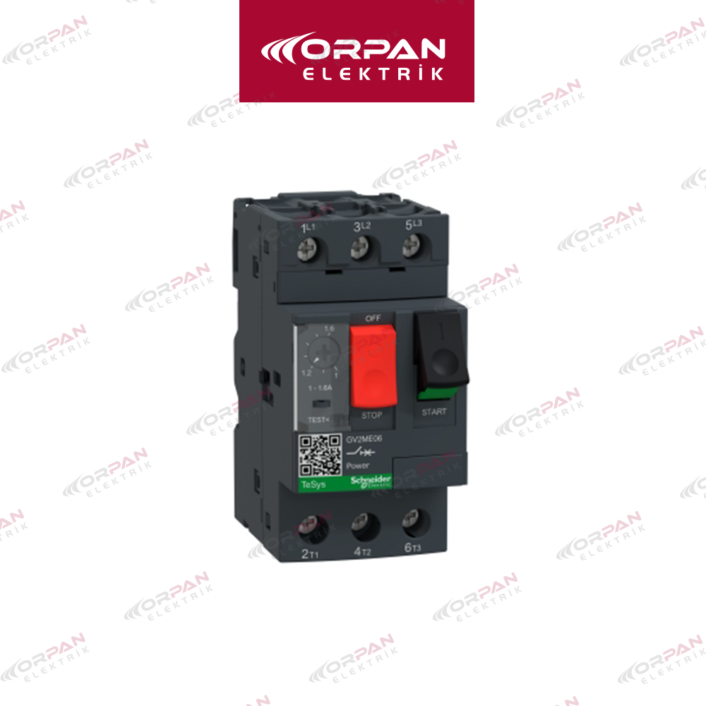 TeSys GV Serisi Motor Koruma Şalteri (GV2-ME06)