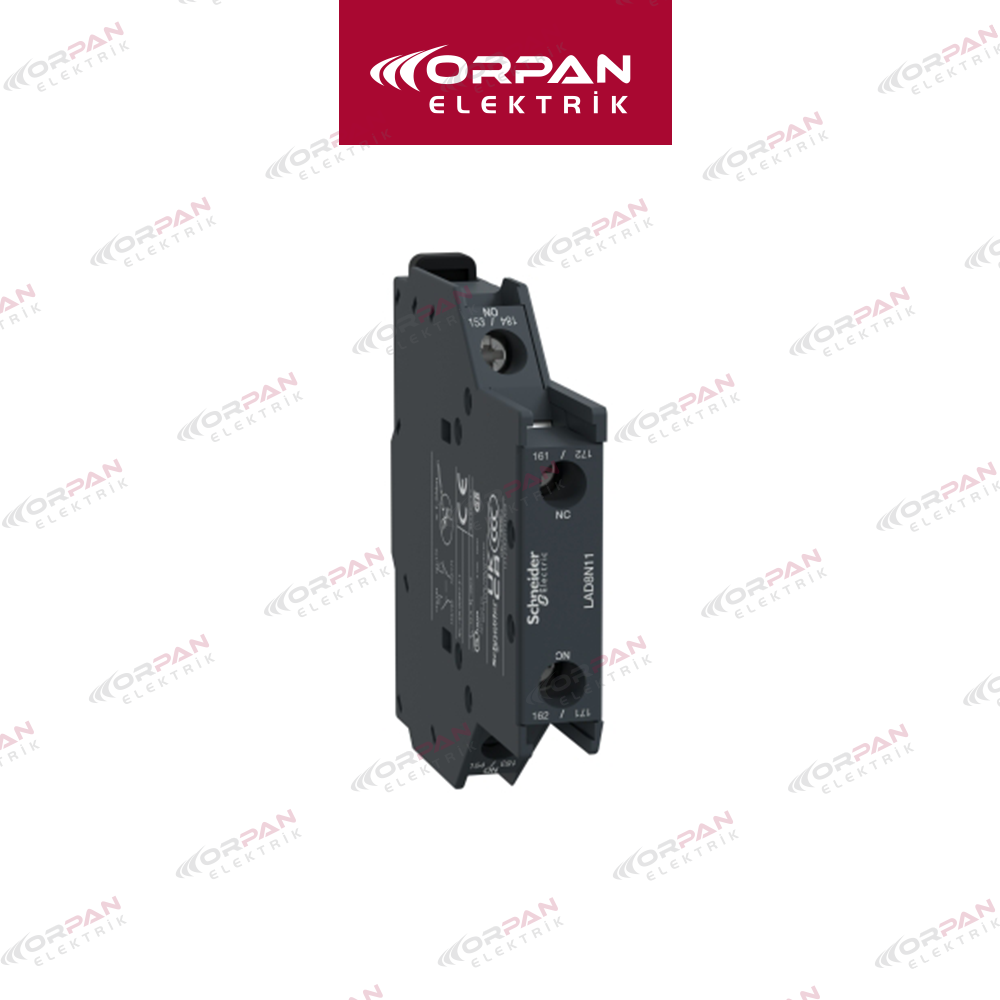 LAD-8N11 YARDIMCI YAN KONTAK 1NO+1NC SCHNEİDER