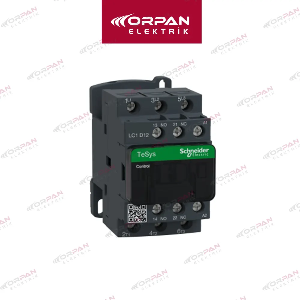 LC1-D12 M7 KONTAKTÖR 12 A  1NO+1NC SCHNEİDER