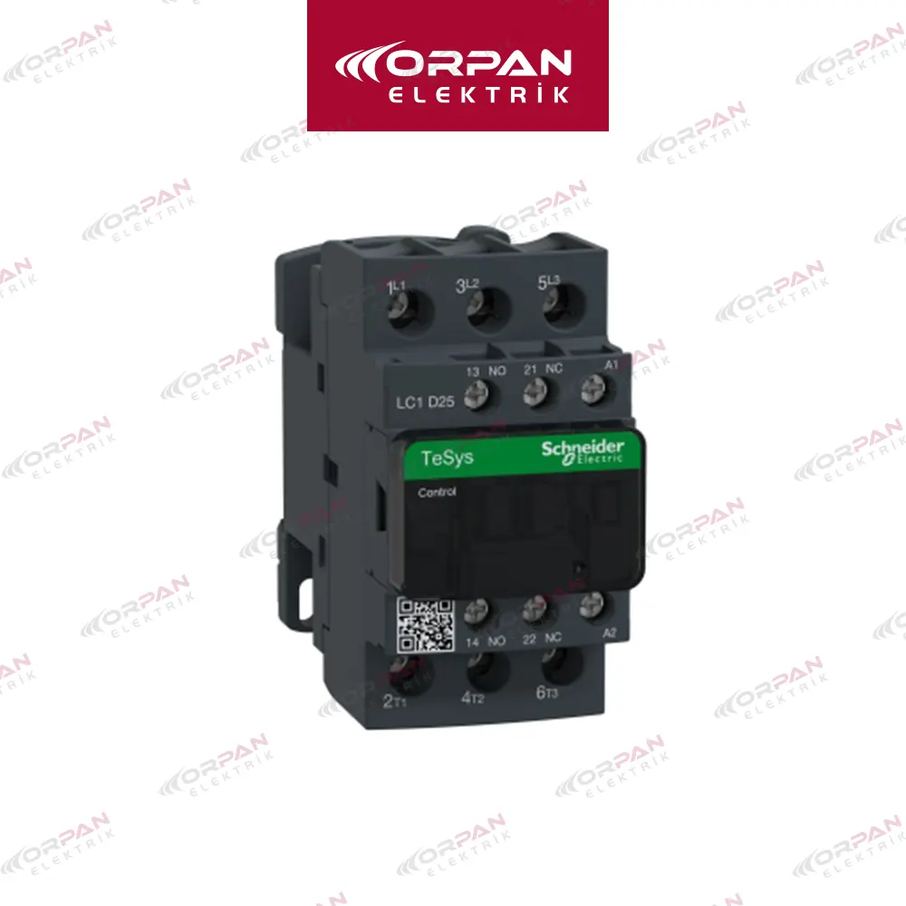 LC1-D25 M7 KONTAKTÖR 25 A 1NO+1NC SCHNEİDER