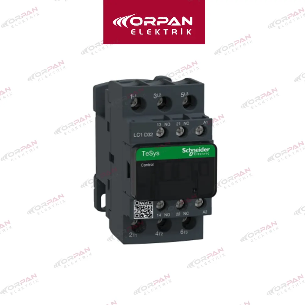 LC1-D32 M7 KONTAKTÖR 32 A 1NO+NC SCHNEİDER