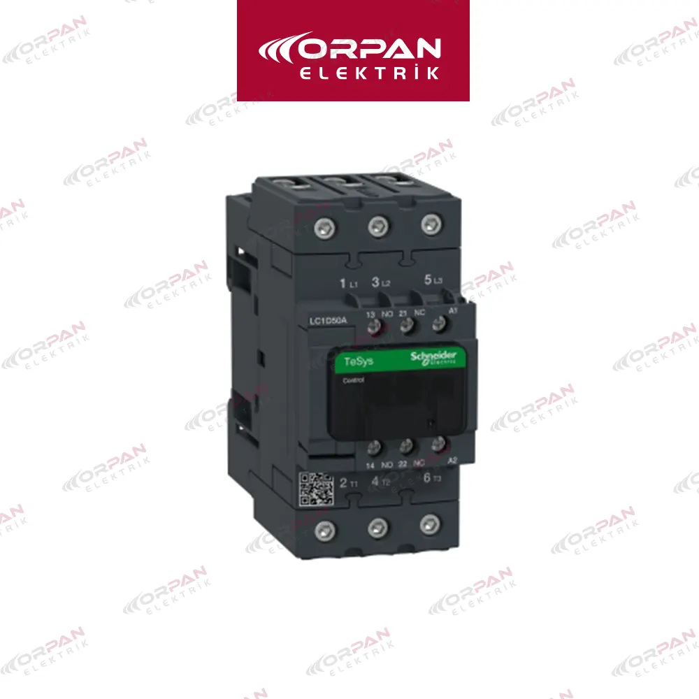 LC1-D50A M7 KONTAKTÖR 50 A 1NO+1NC SCHNEİDER