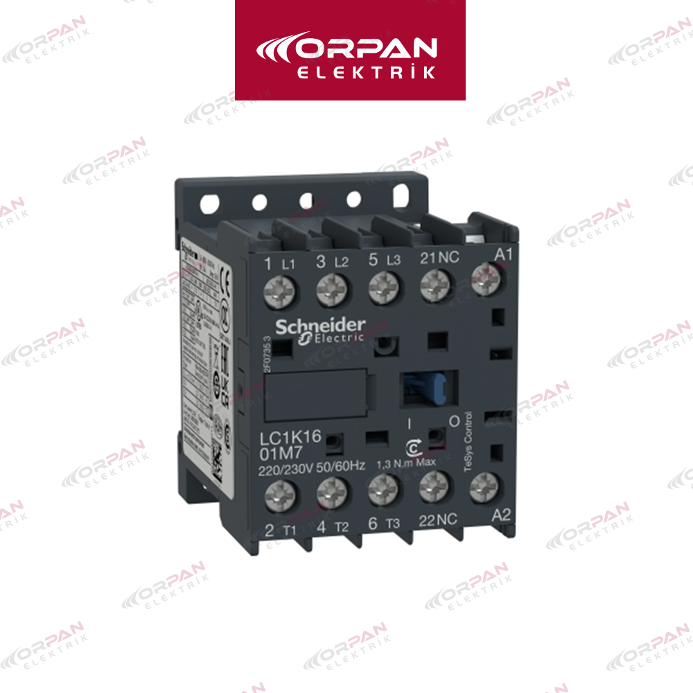 LC1-K1601 M7 MİNİ KONTAKTÖR 16 A 1 NC SCHNEİDER